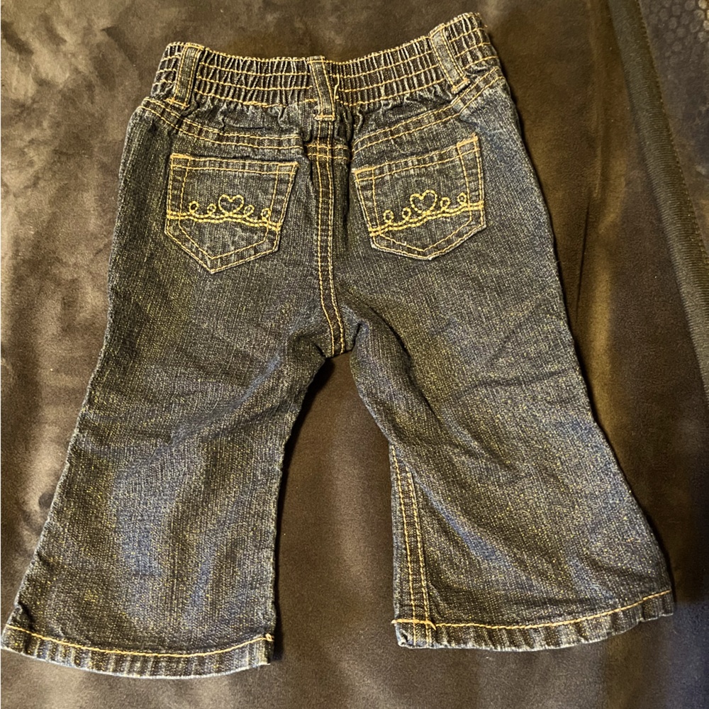9 month flare jeans
